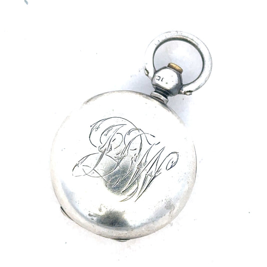 Silver coin holder for 16.3g coins, unbranded, with a secure case for protecting collectible coins.