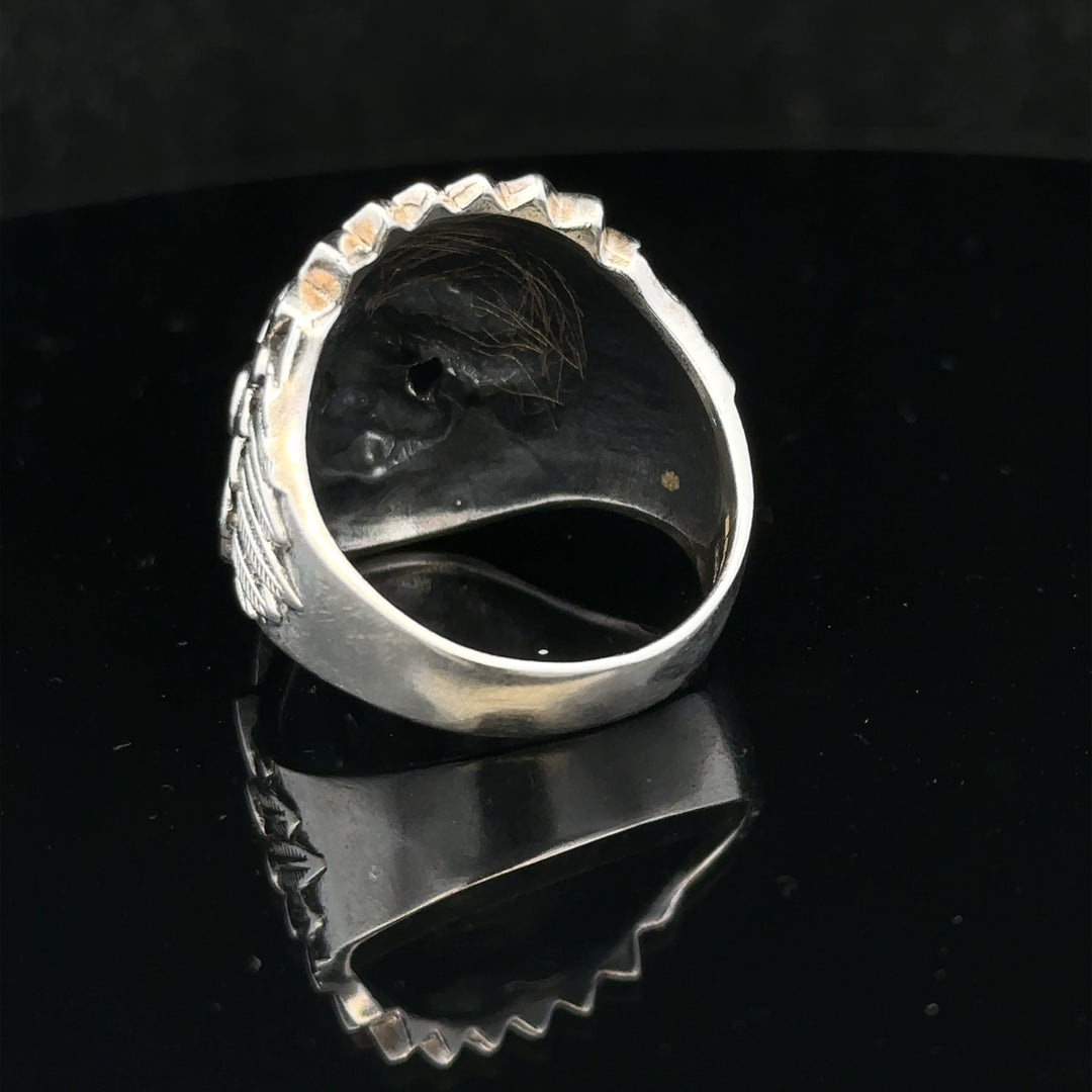Silver ring in size Z with a sleek, smooth band, unbranded jewelry accessory for stylish everyday wear.