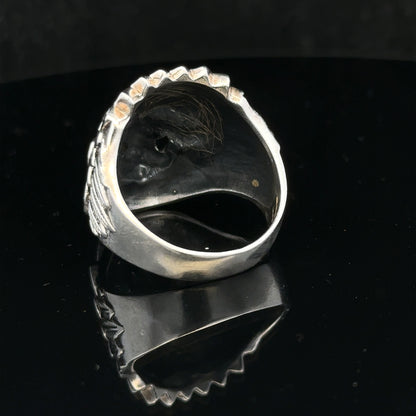Silver ring in size Z with a sleek, smooth band, unbranded jewelry accessory for stylish everyday wear.
